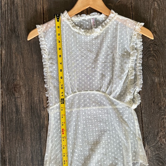 Free People Sleeveless Lace Ruffle Top - Picture 5 of 13